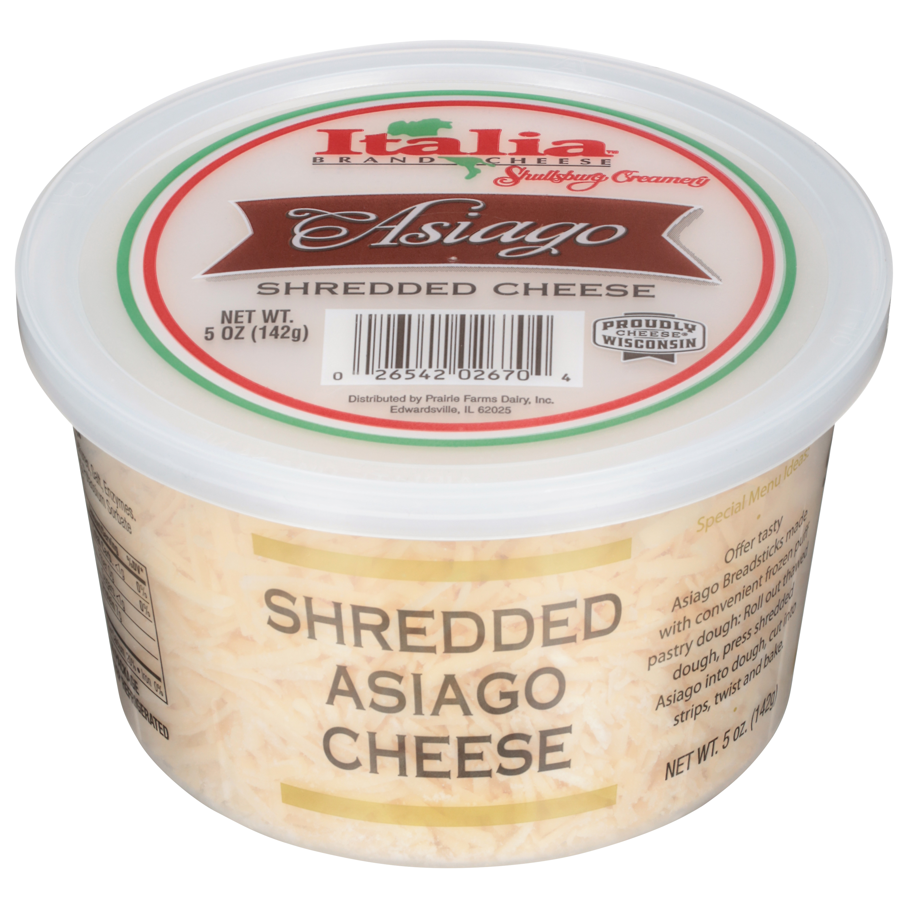 Shredded Asiago