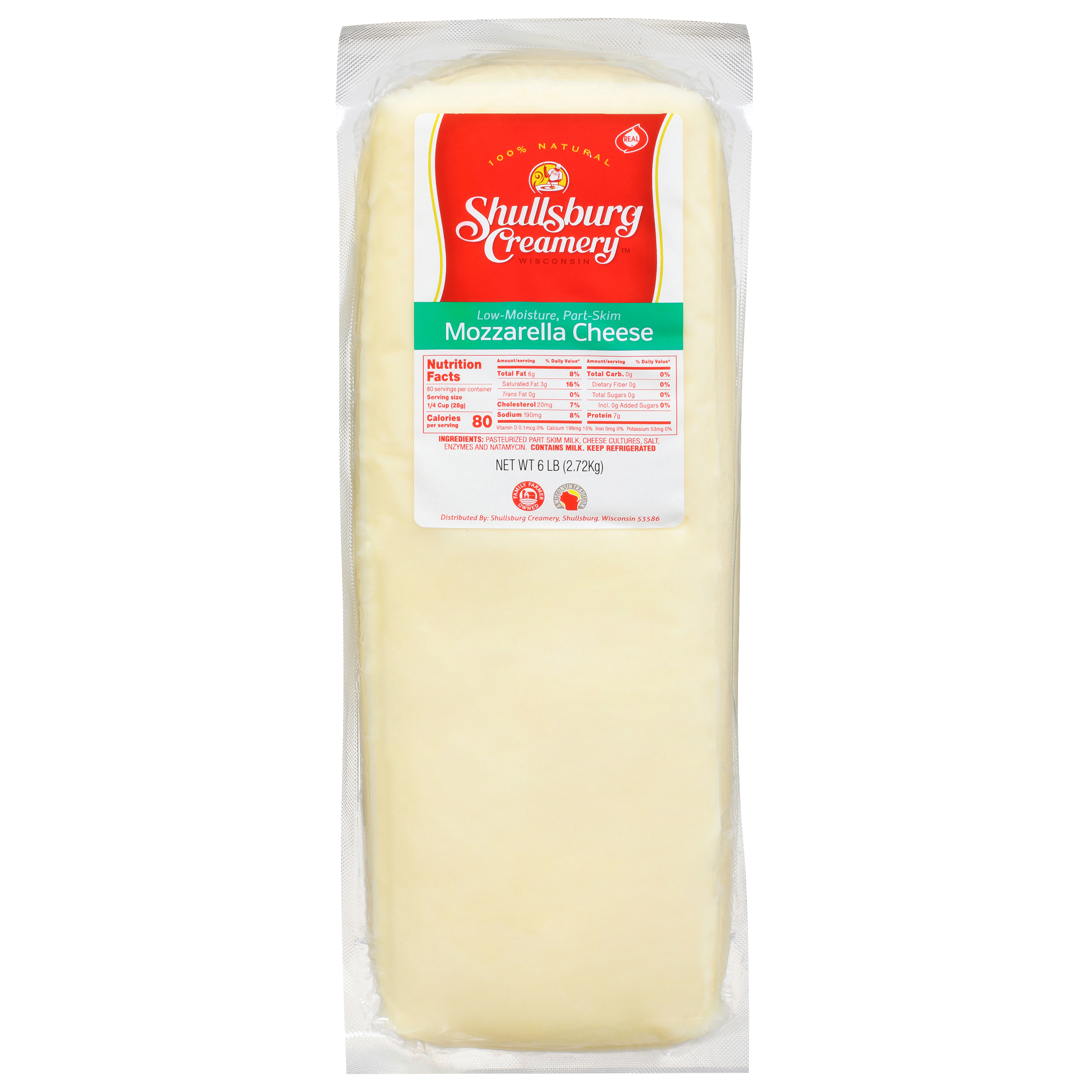 Mozzarella Cheese (Whole Loaf)